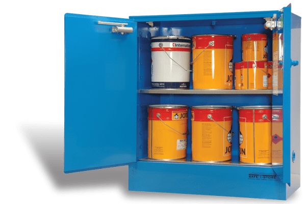 SC1608 Indoor Dangerous Goods Storage Cabinets open