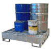 SLR4 Racking Spill Bin with drums 1