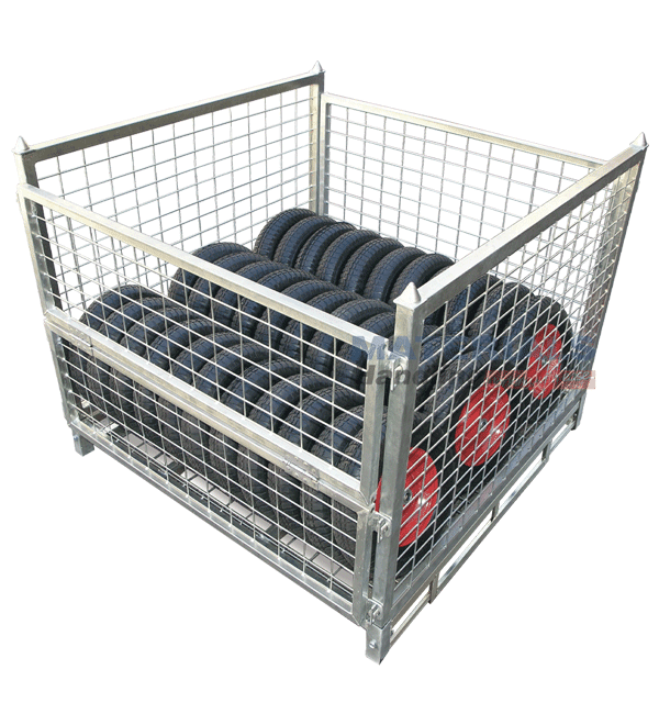SPCM2 Stillage Cage tyres full front panel included