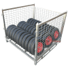 SPCM2 Stillage Cage tyres full front panel removed
