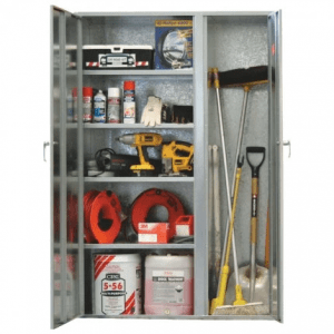 ST01 2 Door Cabinet Galvanised Security Storage Cabinets