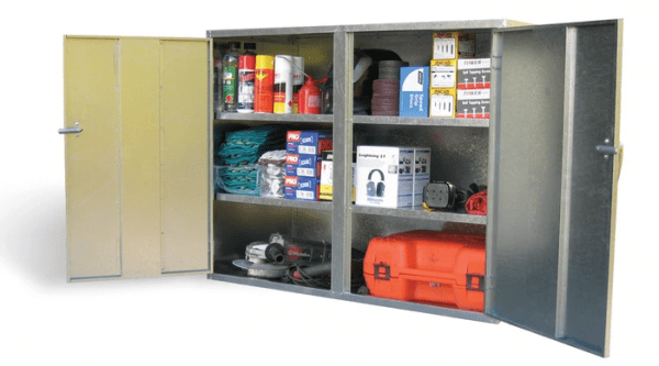 ST07 2 Door Cabinet Galvanised Security Storage Cabinets 2