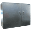 ST08 2 Door Cabinet Galvanised Security Storage Cabinets closed