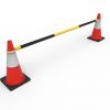 Traffic Safety Cones Retractable Bar RCB2 with cones