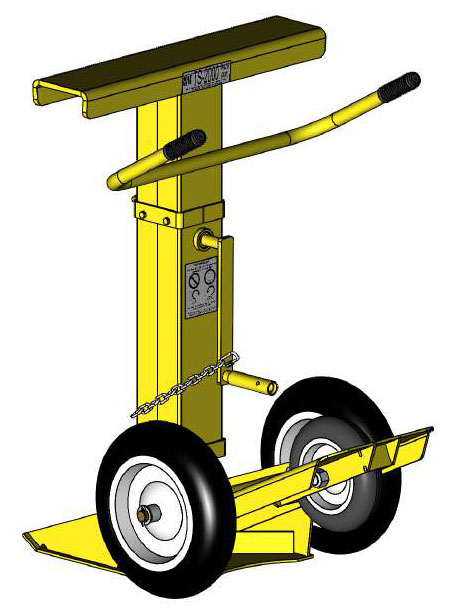 Trailer Loading Support Trailer Support Stands | Materials Handling