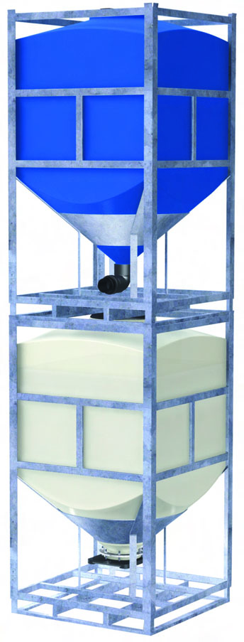 Transportable Bulk Bins stacked Transportable Bulk Bins stacked