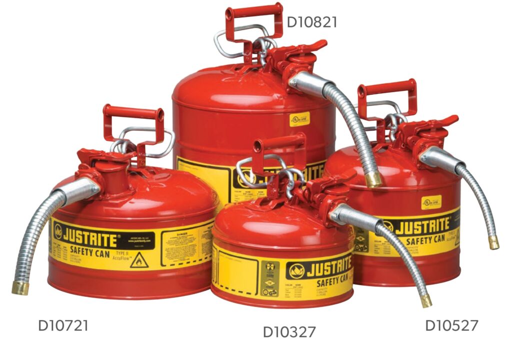 Type II AccuFlow Safety Dispensing Cans