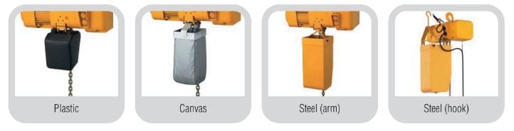 Types of Containers Electric Chain Hoists