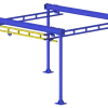 Workstation Bridge Gantry Cranes Gorbel (2)