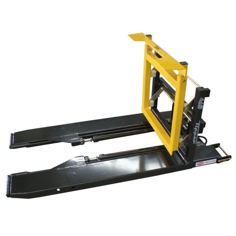Forklift Mounted Bin Tipper Hydraulic Materials Handling
